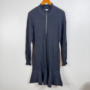 Veronica Beard Black Long Sleeve Dress Size Large